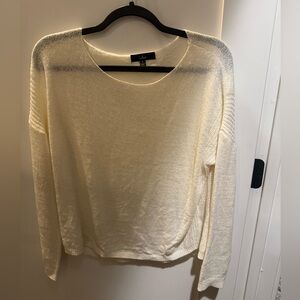 Lulu's Soft Cream Crew Neck Sweater